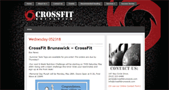 Desktop Screenshot of crossfitbrunswick.com