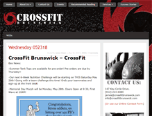 Tablet Screenshot of crossfitbrunswick.com